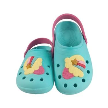 Imagem de Sandália Babuche Infantil Feminina Chinelo Criança Menina Colorida Estilosa (Sandália Babuche Infantil Feminina Verde Sorvete, BR, Criança de 1 a 3 anos, Numérico, 19)