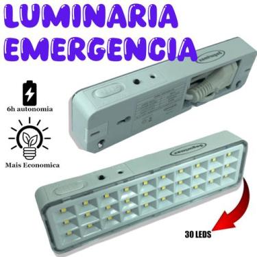 Imagem de Lampada Luz De Emergencia Luminaria De Emergencia 30Leds Lampada De Em