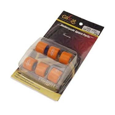 Imagem de Glixal ATKS-04023 Conjunto de pesos de rolo variador de corrida de alto desempenho 18x14mm 152QMI 157QMJ GY6 125cc 150cc Scooter Moped ATV Go-Kart (15 gramas)