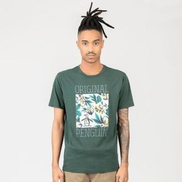 Imagem de Original Penguin Camiseta Estampada Original Penguin Verde Escuro-Masculino