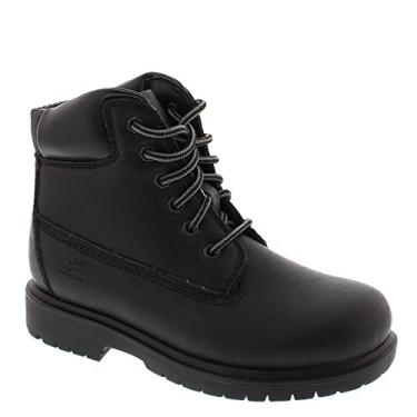 Imagem de Deer Stags Bota de trabalho impermeável Mak2 infantil, Preto, 13.5 Wide Little Kid