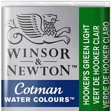 Imagem de Winsor & Newton Tinta aquarela Cotman, meia panela, luz verde da Hooker