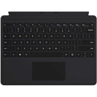 Imagem de Microsoft Teclado Surface Pro X Type – Teclado Surface Pro 9, teclado Surface Pro 8, compatível com Surface Pro 8, 9, X, 33.0 cm elegante, compacto, retroiluminado, resistente à tensão, com pano de