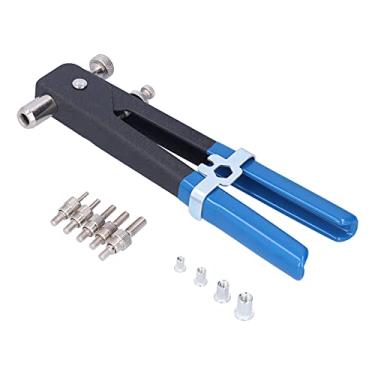 Imagem de Ferramenta de Rebitagem Manual, Conjunto de Alicates de Rebitador M3 M4 M5 M6 M8 Mandris Conjunto de Alicates de Porca de Rebite Rosqueado Manual de Liga de Alumínio de Aço