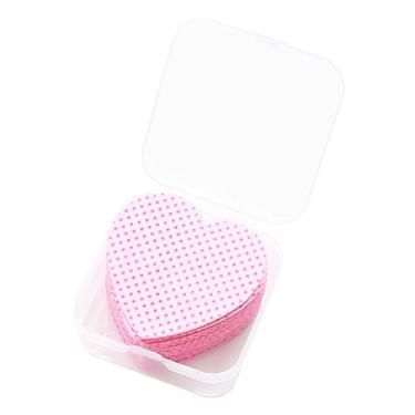 Imagem de Generic 50 almofadas sem fiapos da limpeza do prego dos pces, toalhetes do removedor do gel da arte do prego, toalhetes absorventes da almofada do removedor, ROSA