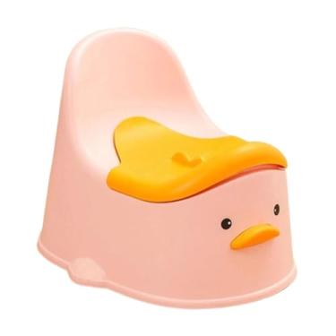 Imagem de Kokiya Vaso sanitário removível para treinamento de vaso sanitário, tanque infantil, cadeira realista, ROSA