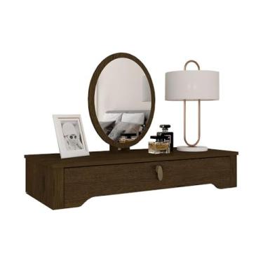 Imagem de Penteadeira Suspensa Com Espelho Paola Cedro - Móveis Arapongas Cedro