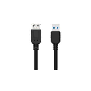 Imagem de Cabo Extensor USB 3.0 A Macho para USB 3.0 A Fêmea, PlusCable, 3 Metros - USBAF3030