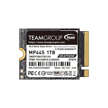 Imagem de TEAMGROUP MP44S SSD de alto desempenho 1TB SLC cache geração 4x4 M.2 2230 PCIe 4.0 NVMe, compatível com Steam Deck, ASUS ROG Ally, mini PCs (R/W velocidade de até 5.000/3.500MB/s) TM5FF3001T0C101