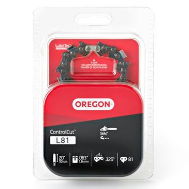 Imagem de Oregon Corrente de motosserra L81 ControlCut para barra de 50 cm, 81 elos de transmissão, corrente de baixo recuo, serve para vários modelos Stihl cinza