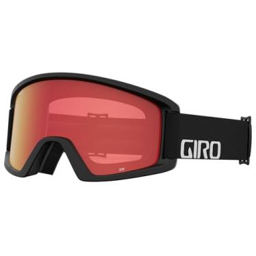 Imagem de Giro Semi Adult Snow Goggle - Black Wordmark Strap with Amber Scarlet/Yellow Lenses