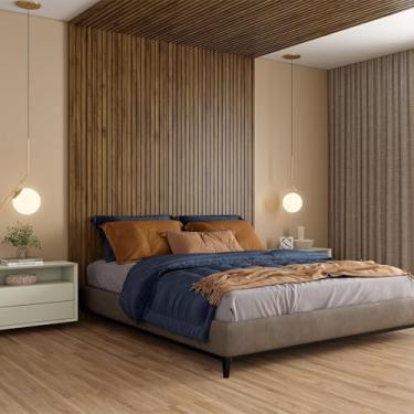 Imagem de Cantoneira Eucafix L Ru 38x2700x18 6 Unidades Noce Oro