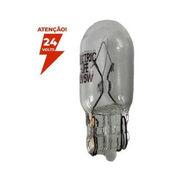 Imagem de Lâmpada pingão esmagada halógena w5w 24v 5w - w2.1x9.5d - FLASH TRUCK