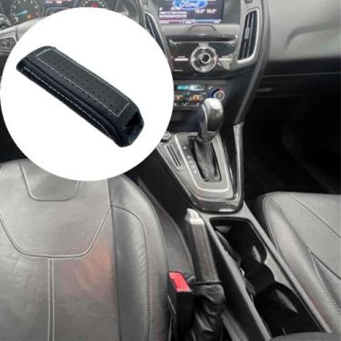 Imagem de Capa couro manopla alavanca freio de mão Focus Titanium plus 2014 2015