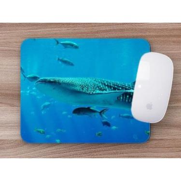 Imagem de Mouse Pad Emborrachado Personalizado Praia Mar Oceano Peixe - Deluzz, 
