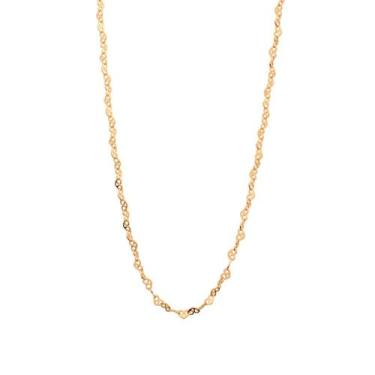 Imagem de Cordão Rommanel folheado a ouro com fio corações entrelaçados 531471 -