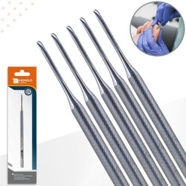 Imagem de Kit c/ 5 Bisturi Goiva 206 Removedor Cutícula Unha Manicure Podologia 