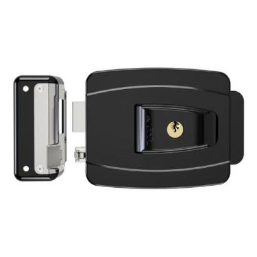 Imagem de Fechadura elétrica reversível 12v preta agl al100r, Preto