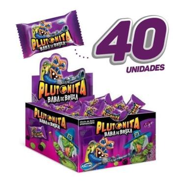 Imagem de Chiclete Plutonita Baba De Bruxa Delicioso Display C/40 Un.- Arcor Div