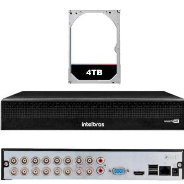 Imagem de Dvr Intelbras Mhdx 1016 16 Canais Inteligência Artificial+Hd 4tb