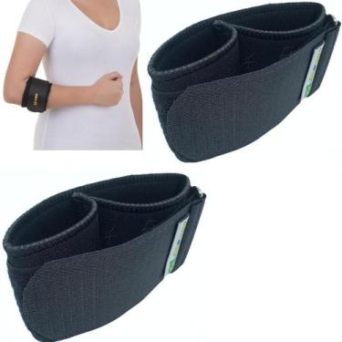 Imagem de Kit 2 Cintas Elbow Compressão P/ Epicondilite Anti Dor Tenis - Artipé