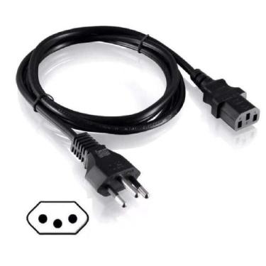 Imagem de Cabo Força de Energia para Fonte de PC e Monitor 1,50 metros - DEX
