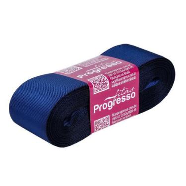 Imagem de Fita Gorgurão Progresso 38mm nº9 - 10m Cor 215 Azul Marinho - 01 unida