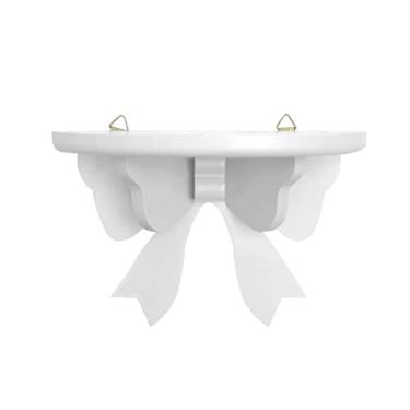 Imagem de Prateleira flutuante de madeira estilo nórdico montada na parede, armazenamento versátil para banheiro, quarto, cozinha, sala de estar, para molduras de fotos e itens decorativos