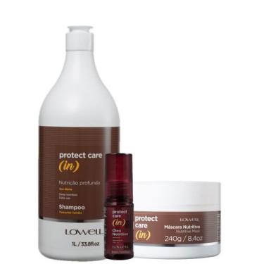 Imagem de Kit Lowell Protect Care (in) Salon Limpeza Suave (3 Produtos)