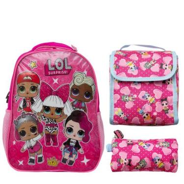 Imagem de Mochila Escolar Feminina Juvenil Costas LOL Surprise Aulas - TOYS 2U