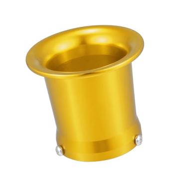 Imagem de VekAuto 55 mm 5,5 cm Velocity Stack Filtros de ar Carburador de Motocicleta Funil de Carburador de Carburador Trompete de Ar Copo de Buzina de Vento para Kawasaki ATV Liga de Alumínio Dourado