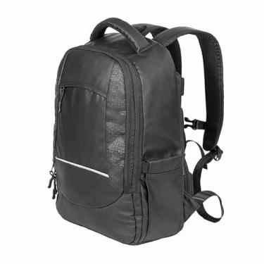 Imagem de Mochila Com Ventilador de Resfriamento, Roupa Confortável, Pano Oxfors de Alta Força do Vento, de Longa Duração para Atividades Ao Ar Livre (BLACK)