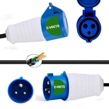 Imagem de Extensão Para Carregador Carro Elétrico 5m Byd - Evoits, 16A