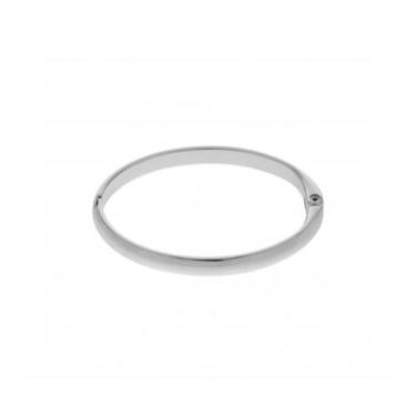 Imagem de Bracelete Minimalista Elegante Liso  - GEMERSON BIJOUX, Prata