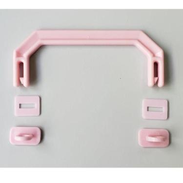 Imagem de Kit Alça para Maleta Executiva Rosa Bebê - 10 unidades - Alças