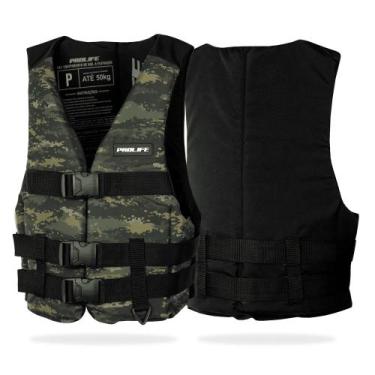 Imagem de Colete Flutuador Simetria Infantil - Prolife, Army, P (Até 50Kg)