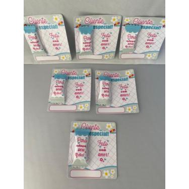 Imagem de 70 card com balinha mimo para cliente, empresa, amigos - PERSONALIZADO