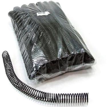 Imagem de Espiral para Caderno 20MM Preto com 80 Unidades para 120 Folhas - Plas