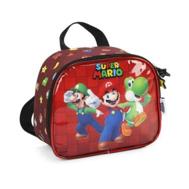 Imagem de Lancheira Térmica Escolar Super Mario Bross Original, peça