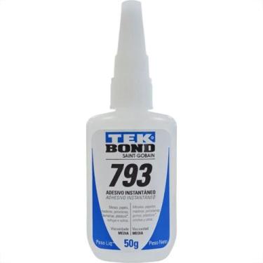 Imagem de Cola Instantanea Tekbond 793 - Nao Entope - Bico Tipo ''A'' Media Visc