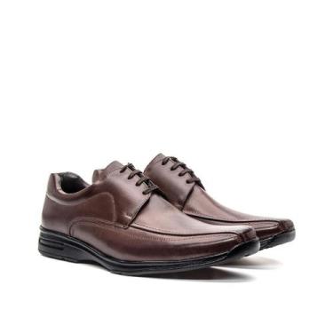 Imagem de Sapato Social Masculino Maxx Smart 3007 Dark Brown - Zapattero