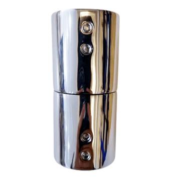 Imagem de Conector de tubo giratório marítimo pesado, conector giratório dobrável de aço inoxidável 316 para tubo de trilho de barco para tubo/tubo OD de 22/25 mm (Tamanho: 32 mm 3 mm, estilo: com pino de