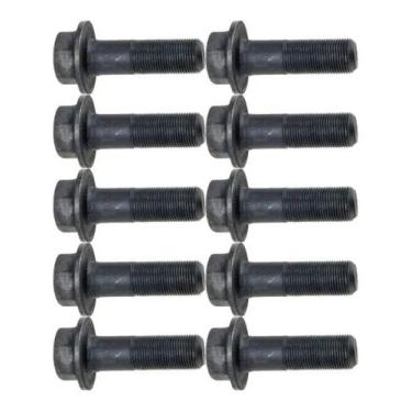 Imagem de Kit 10 Parafusos Coroa C/ Recart Mb 1313/ 2013 14 X 45 Moderno Aço 12.