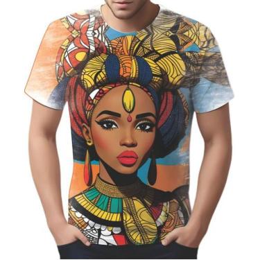 Imagem de Camiseta Camisa Tshirt Africa PopArt Mul.her Africana Arte 2 - Enjoy S
