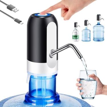 Imagem de Aparelho Eletrico Para Tirar Agua Do Galão Bomba Bebedouro Recarregáve