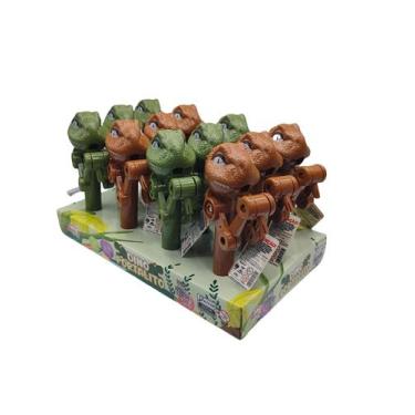 Imagem de Dino Portalito Candy Toy Dinossauro com Pirulito 12 Unidades - Royal T