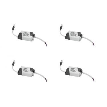 Imagem de Kit C/4 - Driver Reator Fonte P/Painel Led Blumenau 12W, Bivolt