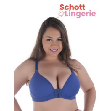 Imagem de Sutiã Plus Size Nadador Duda Reforçado e Confortável - Schott Lingerie