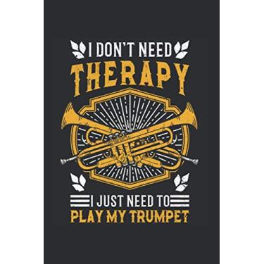Imagem de Trumpet player Notebook: Trumpet therapy trumpet player / 6x9 inches / 120 ruled sites