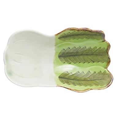 Imagem de WAYUTO Prato de servir de cerâmica, bandeja de frutas com tema de vegetais, travessas de utensílios para servir, bandeja de condimentos, tigela de macarrão, molho, prato para temperos, para salada de